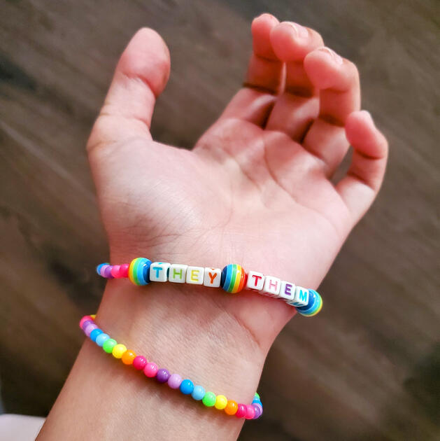 Rainbow Bead Bracelet
