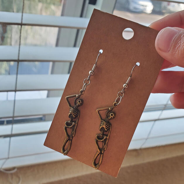 Hanging Skeleton Earrings